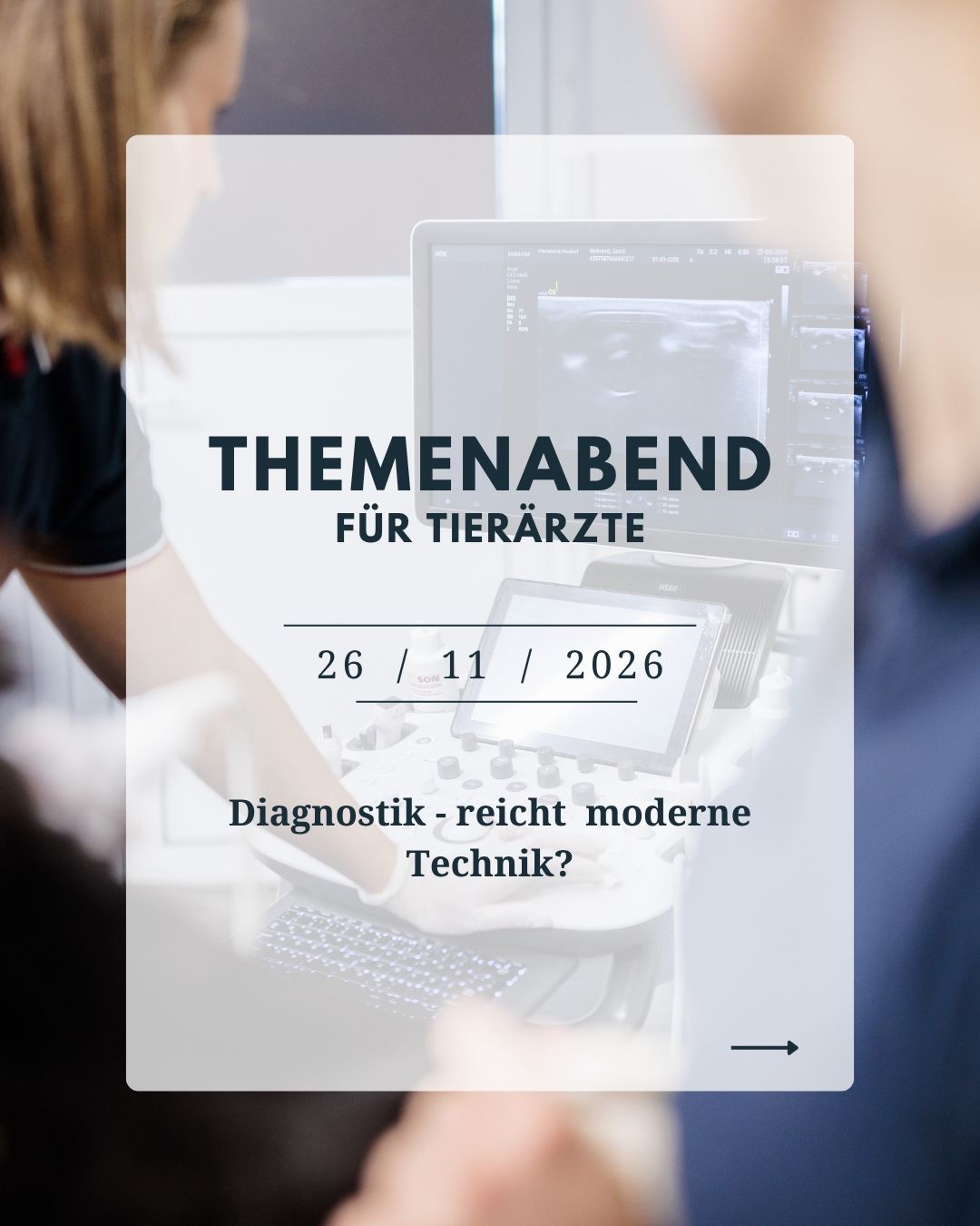 Beitragsbild Themenabend für Tierärzte am 26.11.2026